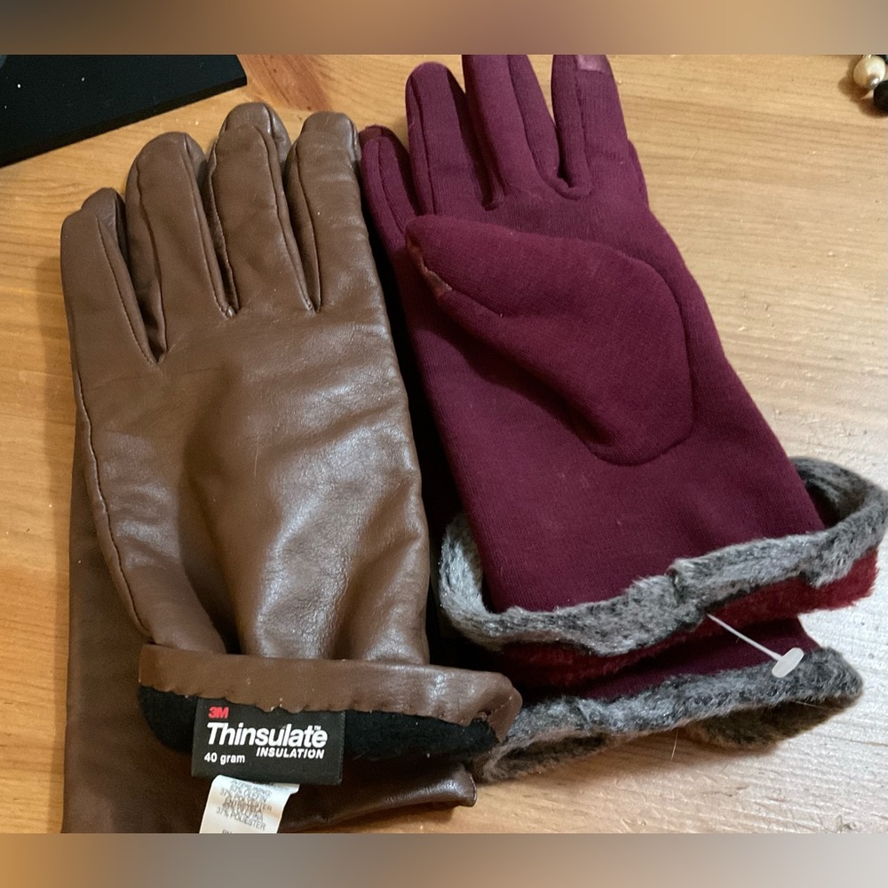 3M Thinsulate : Insulation Brown sheep leather size L/ XL ladies gloves